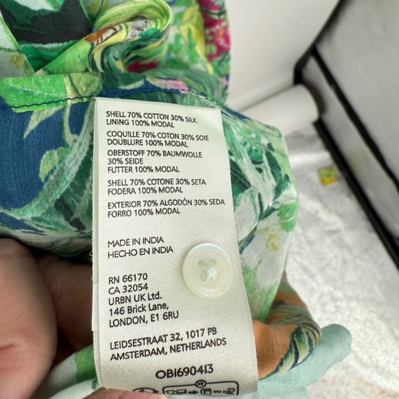 Anthropologie The Eleanora Long Sleeve Maxi Dress Size L EUC - Picture 8 of 9